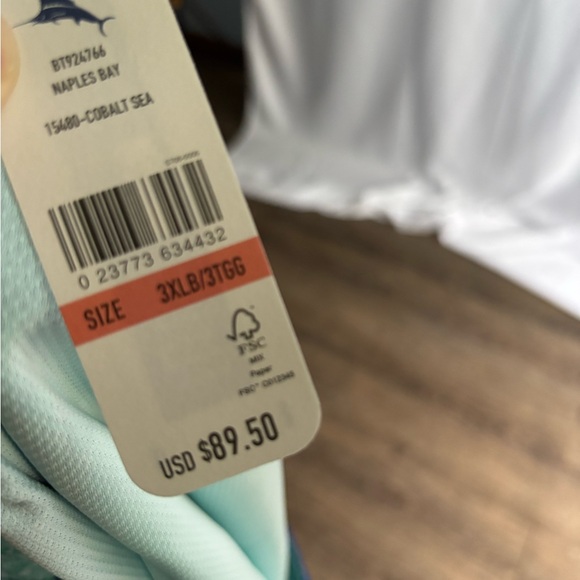 Tommy Bahama Big,Naples Bay Swim Trunks - Picture 3 of 15